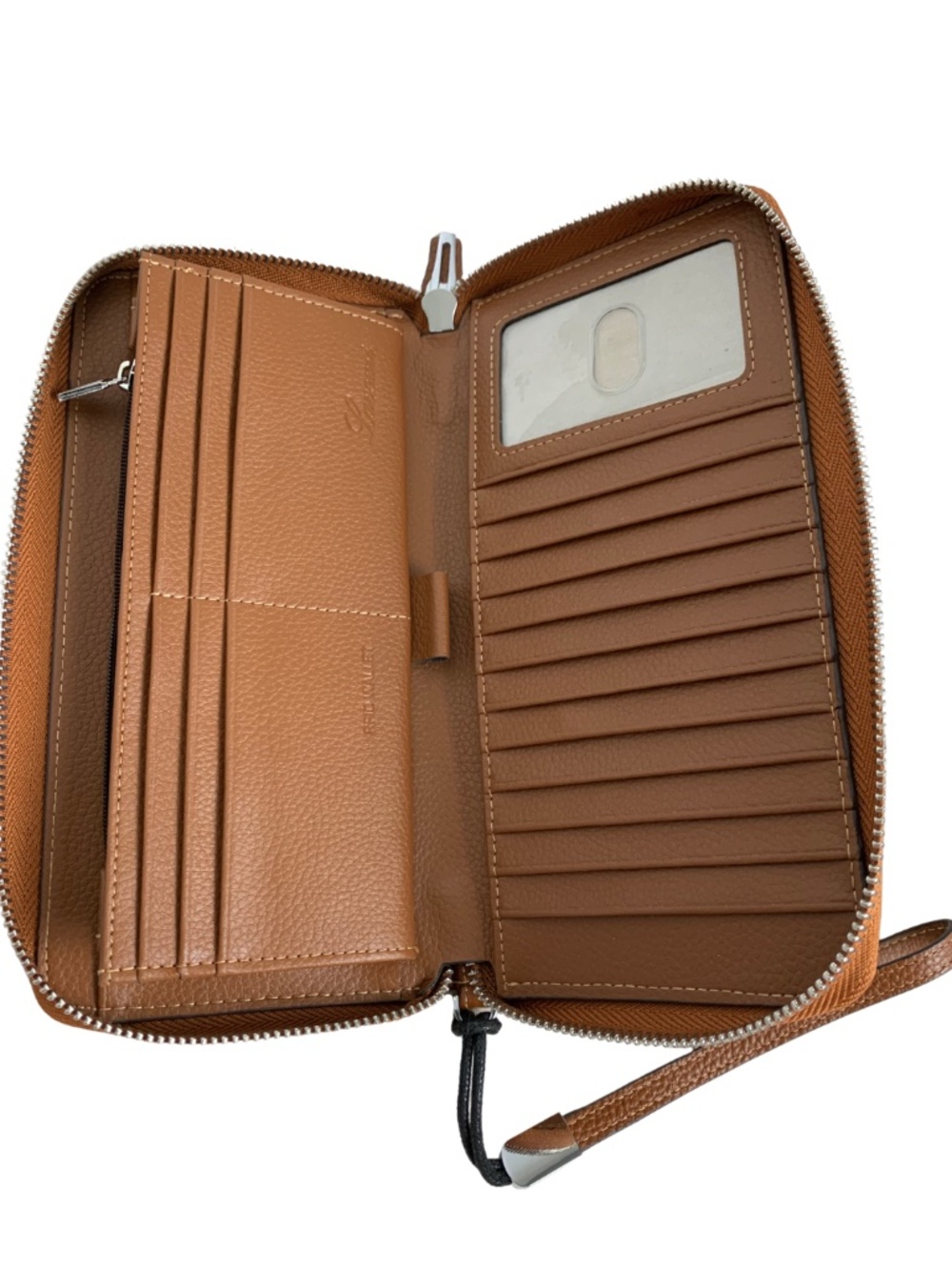 Lavemi Leather RFID Full Zip Women's Wallet 8.5"x4.5" Vacation Travel
